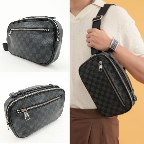 💎✨AUTHENTIC✨💎Louis Vuitton Damier Graphite Shoulder Bag - Picture 1 of 16